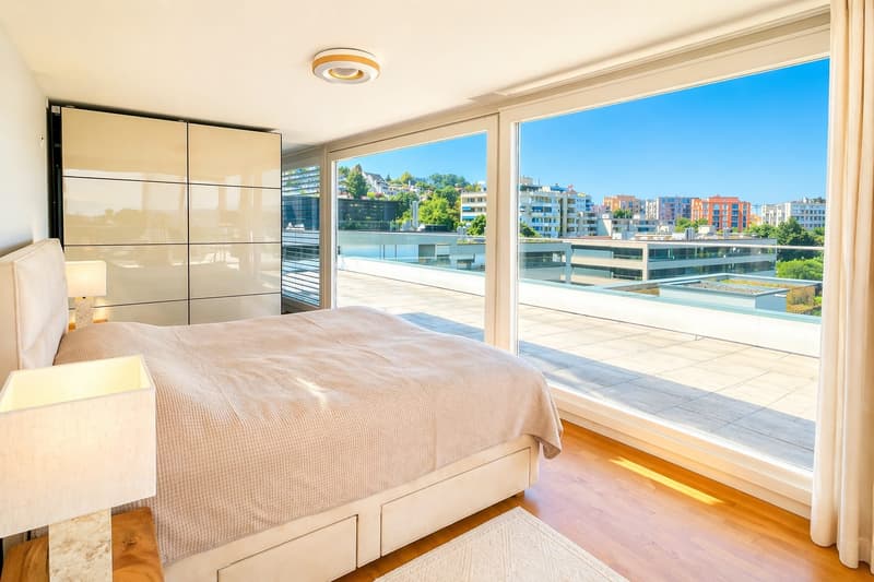 Exklusive 4.5-Zi.-Attika mit Panorama-Seesicht & 150 m² Dachterrasse | Wädenswil (10)