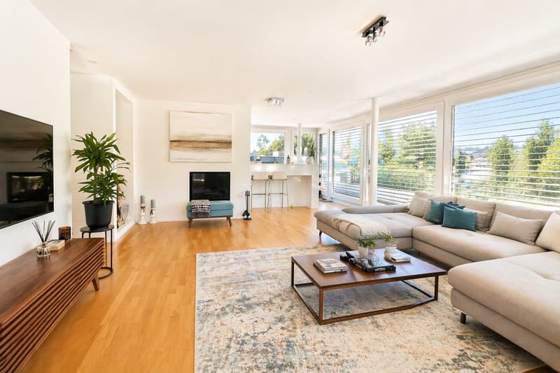 Exklusive 4.5-Zi.-Attika mit Panorama-Seesicht & 150 m² Dachterrasse | Wädenswil (3)