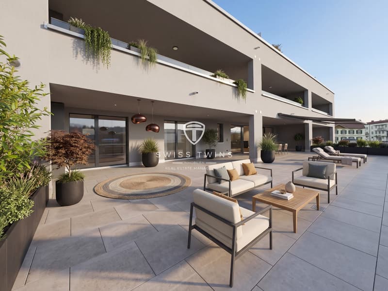 3-Zimmer-Terrassenwohnung mit 132 m² Terrasse in Emmen (10)