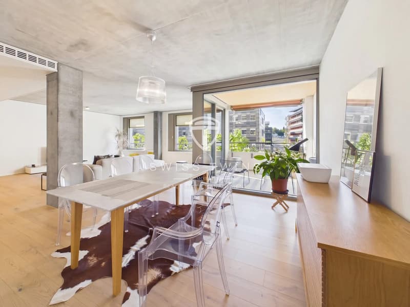 Moderne 2.5-Zimmer-Wohnung mit 98 m², Loggia & Dachlounge in Zürich Oerlikon (1)