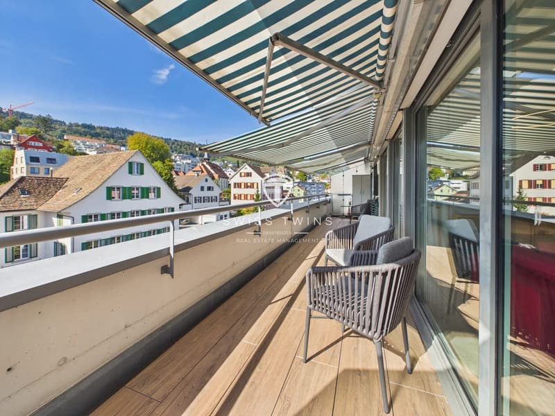 Lichtdurchflutete 3.5-Zimmer-Attika- in Horgen - Terrasse, Seesicht & optional voll ausgestattet (11)