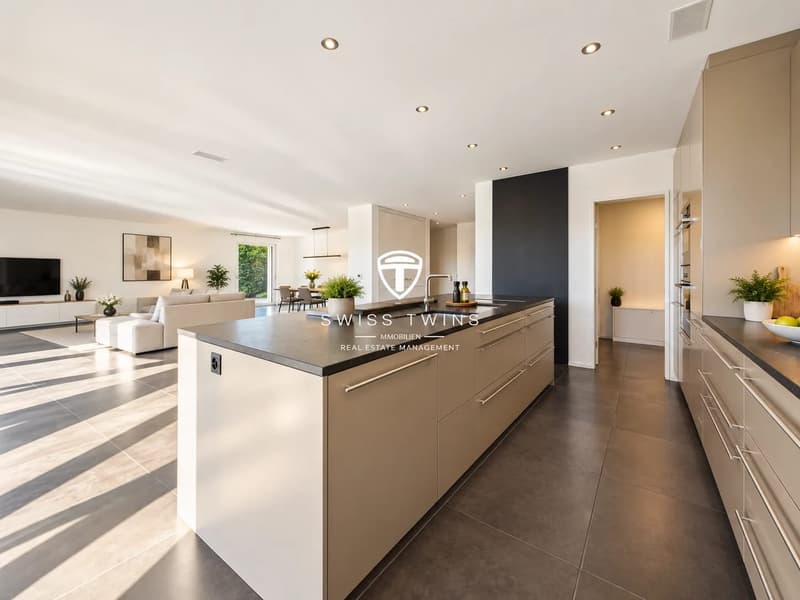 Exklusive 6½-Zimmer-Wohnung mit 203 m² Wohnfläche und grosser Terrasse in Bolligen (2)