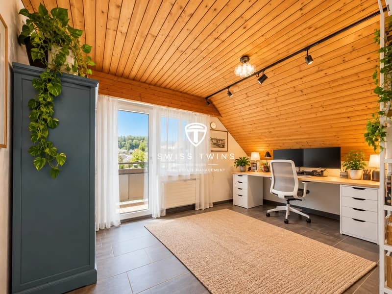 Grosszügige 4.5-Zimmer-Dachwohnung mit Cheminée und zwei Balkonen in Effretikon (6)
