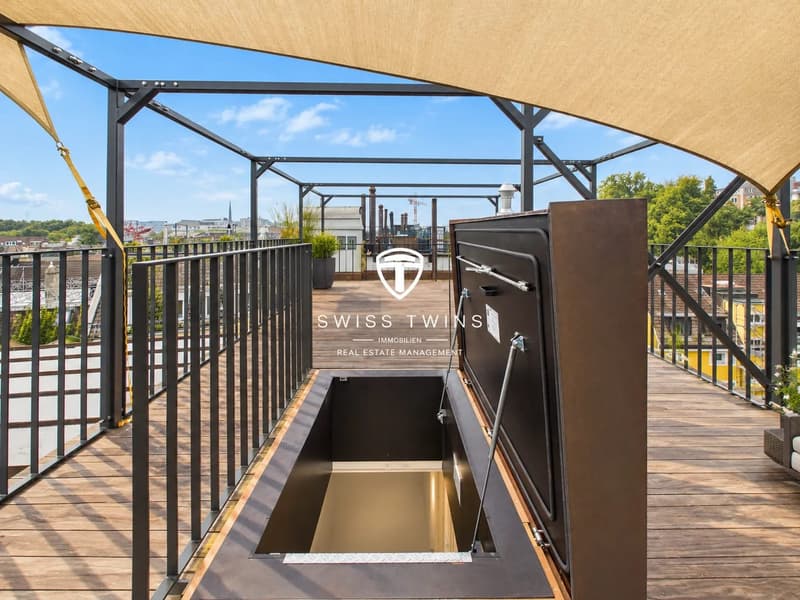 Exklusives Wohnen über den Dächern von Zürich - Stilvolle 2.5-Zimmer-Wohnung mit Terrasse (9)