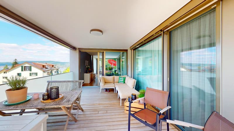 Stilvolle 4½-Zimmer Gartenwohnung mit teils Seesicht in Wädenswil (5)