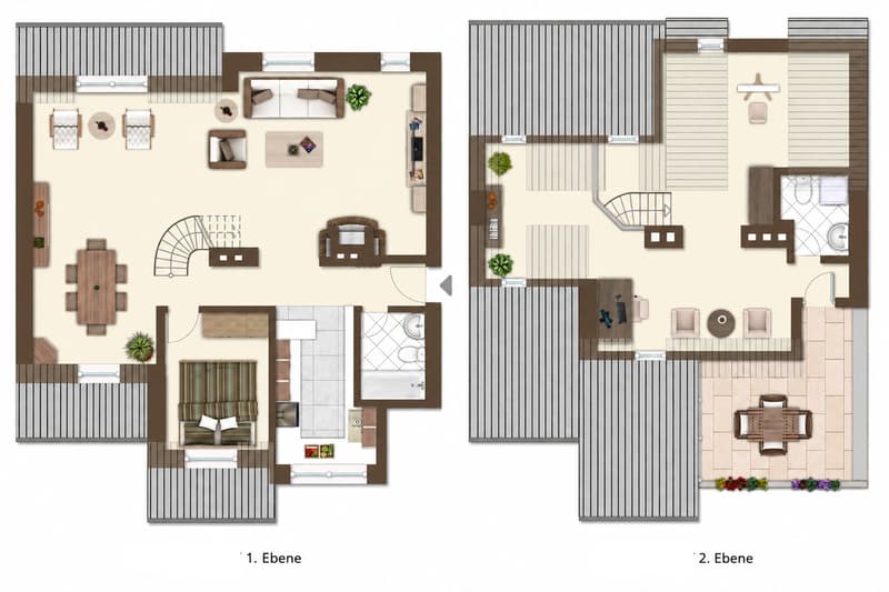 Über den Dächern von Zürich - Maisonette-Wohnung mit spektakulärer Dachterrasse (13)