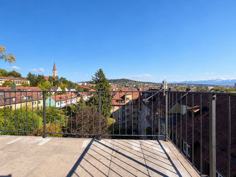 Über den Dächern von Zürich - Maisonette-Wohnung mit spektakulärer Dachterrasse (3)
