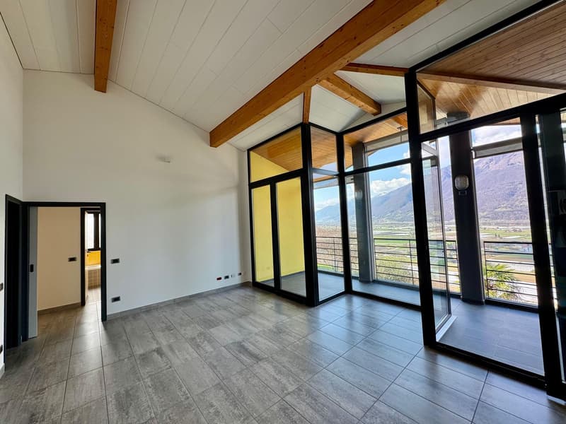 Camorino – Semi-detached house consisting of two independent apartments with stunning panoramic views and swimming pool (2)