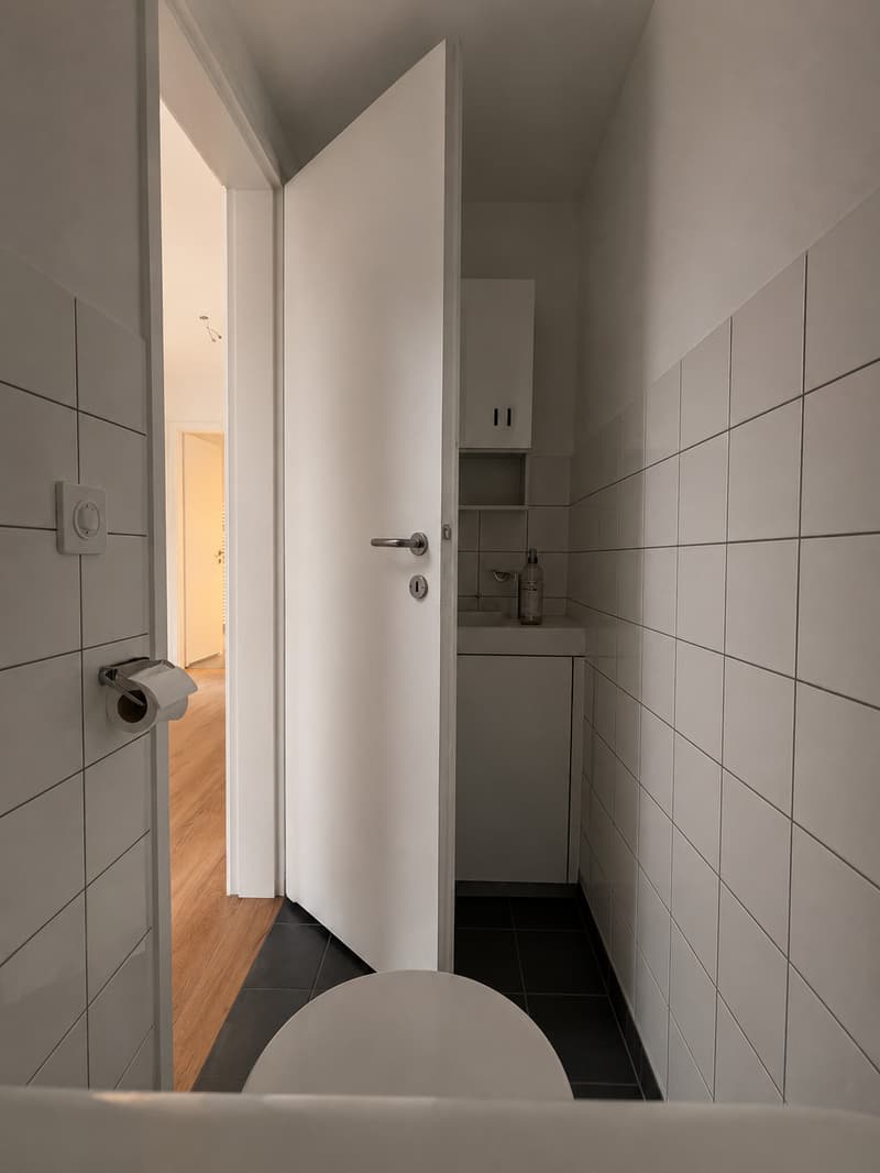 WC mit Lavabo