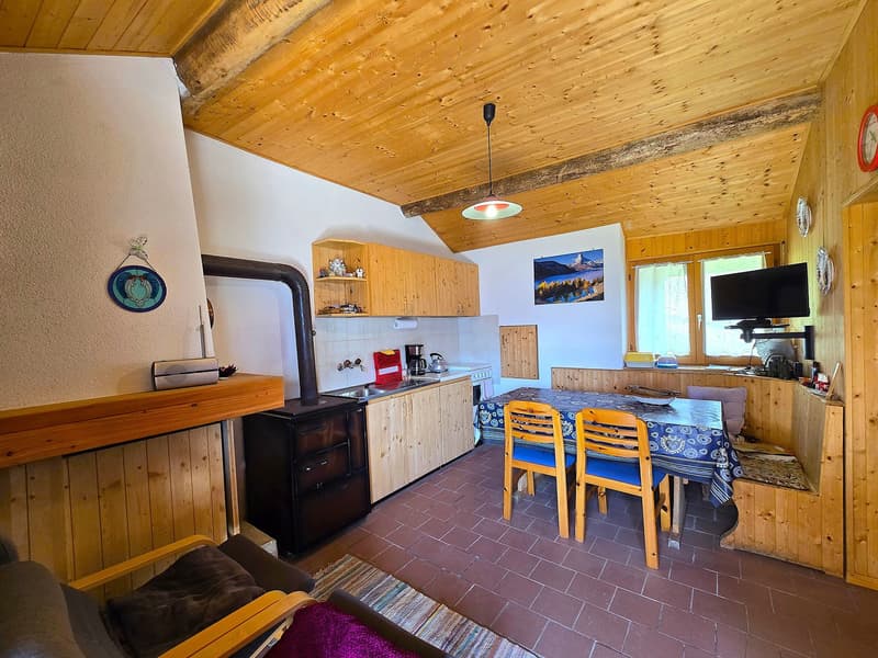 schöne Berghütte inmitten der Natur mit schöner Panoramablick (6)