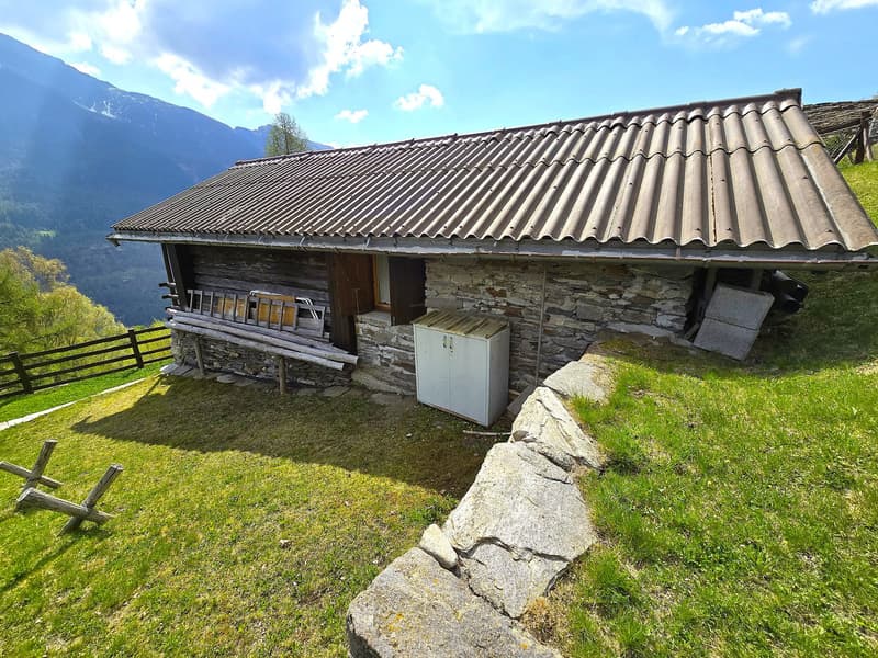 schöne Berghütte inmitten der Natur mit schöner Panoramablick (4)