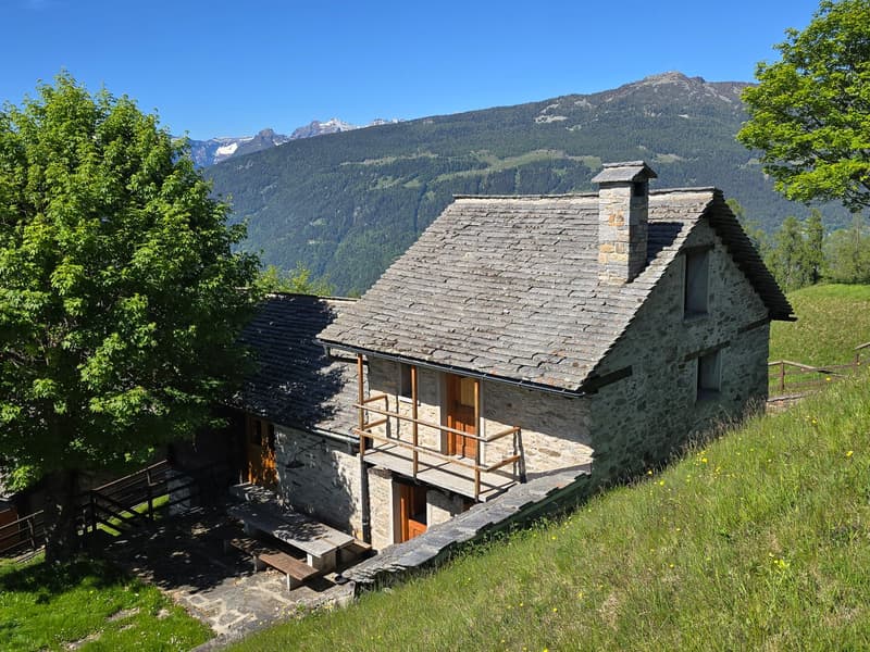 schönes Berghaus mit grossem Land und herrlichem Panoramablick (2)