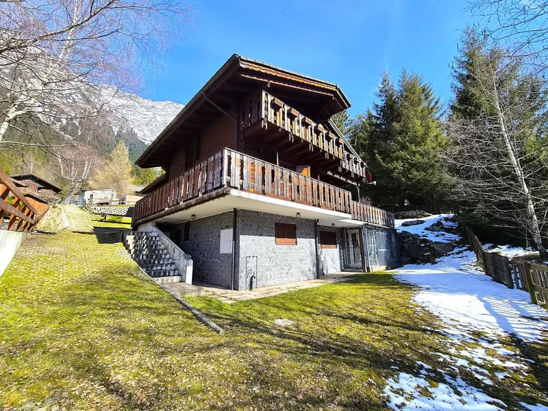 Schönes Doppelchalet mit Grundstück in der Nähe von San Bernardino (1)