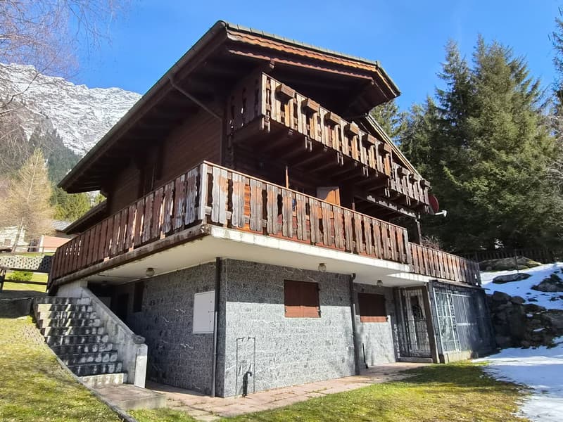 Schönes Doppelchalet mit Grundstück in der Nähe von San Bernardino (7)