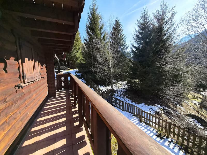 Schönes Doppelchalet mit Grundstück in der Nähe von San Bernardino (9)