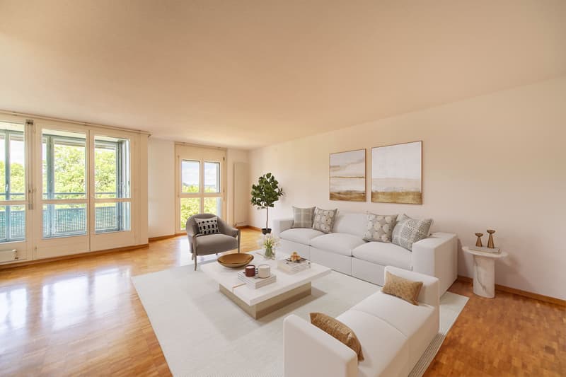 Spacious, in a green area and with its own laundry room & large balcony! (2)