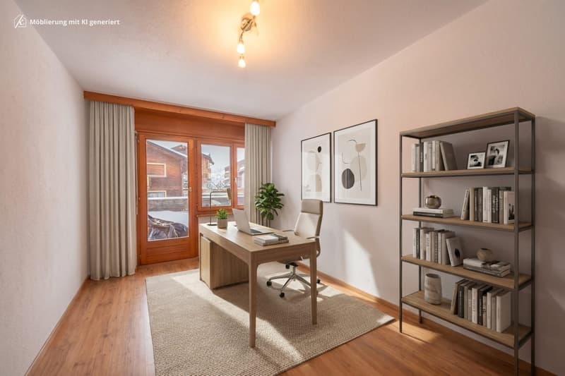 Living with mountain panorama - 4.5-room apartment with unique terrace (6)