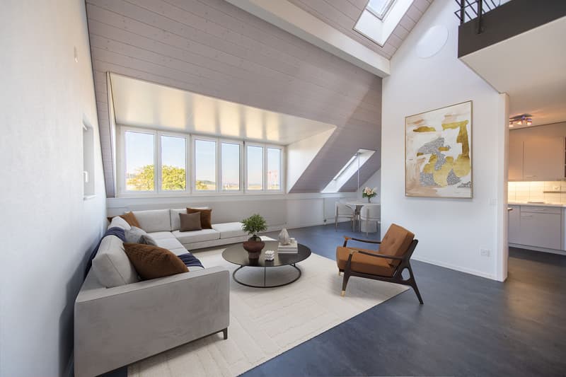 Zentral und ruhig: Helle 3.5-Zimmer-Duplex-Wohnung mit Wintergarten und Balkon (1)