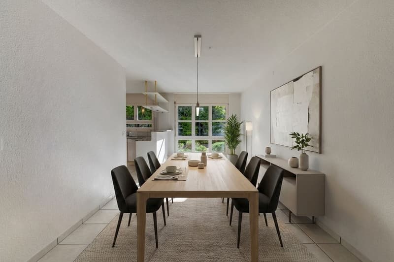 Appartement de jardin attractif avec cheminée et part de jardin privée (2)