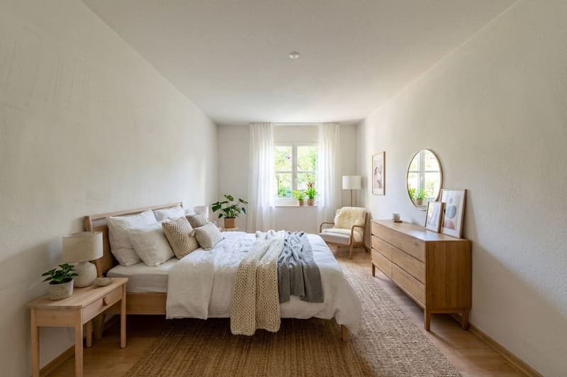 Appartement de jardin attractif avec cheminée et part de jardin privée (6)