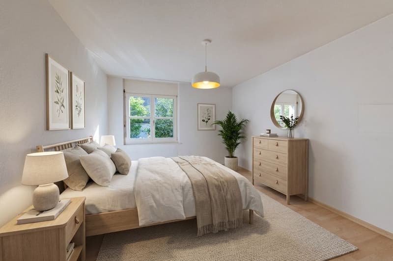 Appartement de jardin attractif avec cheminée et part de jardin privée (7)