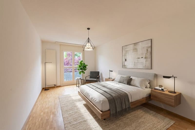 Investir en toute sécurité et vivre agréablement - 3,5 pièces dans un espace vert (7)