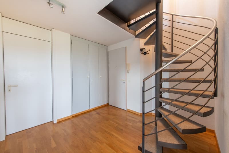 Appartement duplex avec cheminée confortable & lave-linge personnel (7)