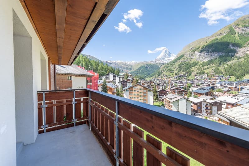 Sensazione di vacanza tutto l'anno - seconda casa con vista sul Matterhorn (13)