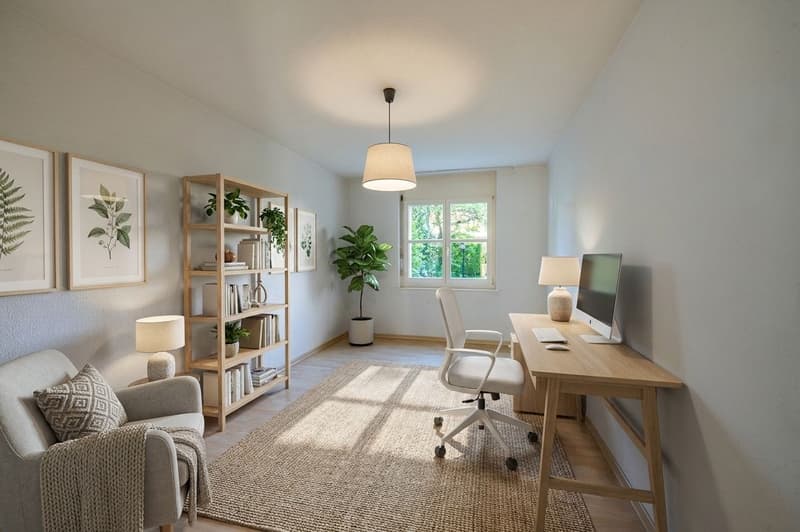 Attraktive Gartenwohnung mit Cheminée und privatem Gartenanteil (10)
