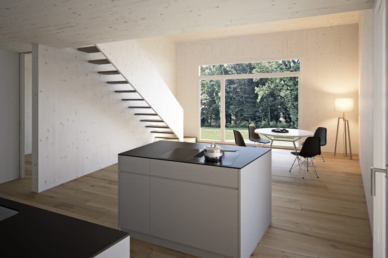 Doppelhaushälfte im Atelierhaus-Stil - modern, individuell und naturnah (2)