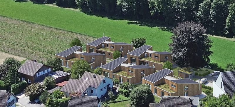 Doppelhaushälfte im Atelierhaus-Stil - modern, individuell und naturnah (4)