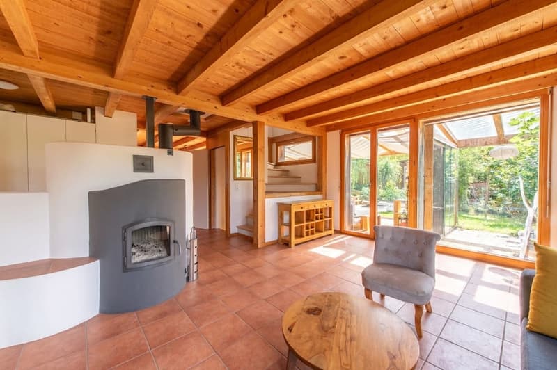 Nachhaltig wohnen - Minergie-Haus mit Wintergarten und Garten (3)
