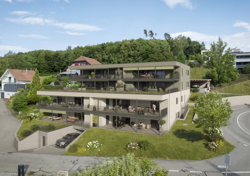 Ihr Zuhause mit Panoramablick - 3.5-Zimmer-Erdgeschosswohnung mit grosszügiger Terrasse (2)