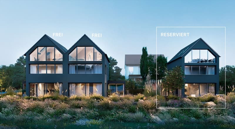 *** RESERVIERT *** Neubauprojekt: Modernes 6.5-Zimmer-Einfamilienhaus (Haus A) (1)