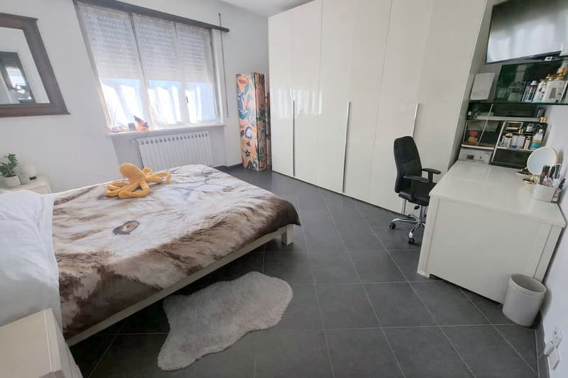 Bright 4-Room Apartment with Balcony and Garage in Bizzarone (5)
