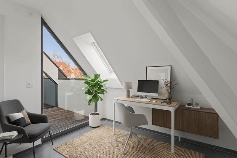 3.5-room attic apartment with gallery near Bern, stylish & unique (6)