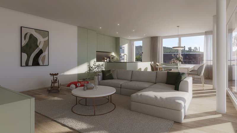 Appartement 4,5 pièces en excellent emplacement avec vues intéressantes ! (5)