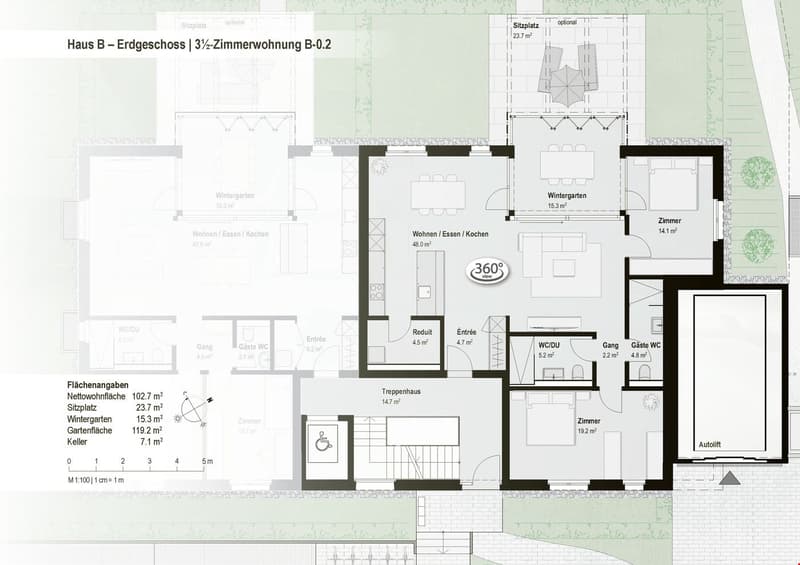 Jetzt fertiggestellt : Top-3,5-Zimmer-Wohnung mit privatem Garten ! B02 (9)