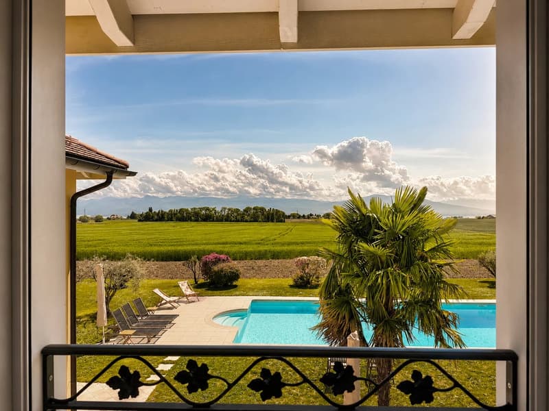 Villa der Superlative - Blick auf den See & Mont-Blanc (4)