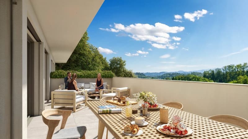 Les Jardins de la Bagne - appartement lot 2 (1)