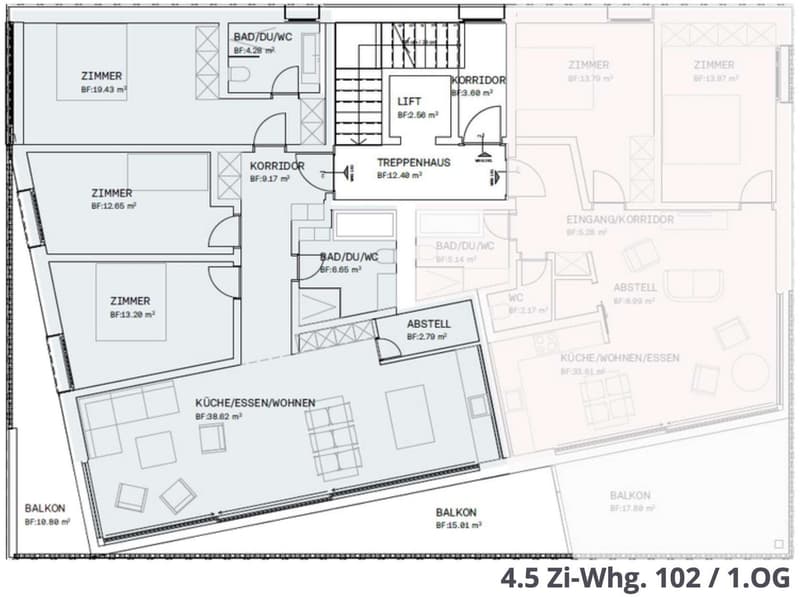 Grundriss Villa Stephan 4 1_2 Zr Wohnung 1.OG