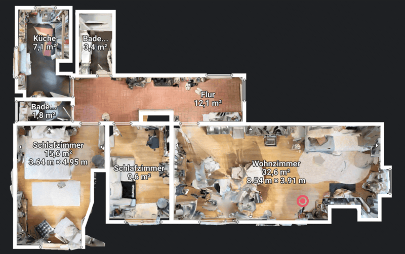 3.5-room old building apartment with private garden on Zürichbergstrasse (13)