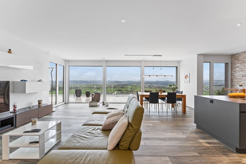 Enjoy the panoramic view from the spacious terrace! (8)