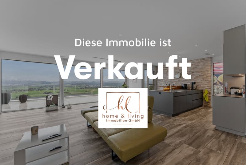 Weitblick von der grosszügigen Terrasse geniessen! (1)