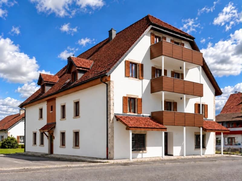 Magnifique 2.5 pces au rez-de-chaussée rénové à neuf au centre de Glovelier (10)