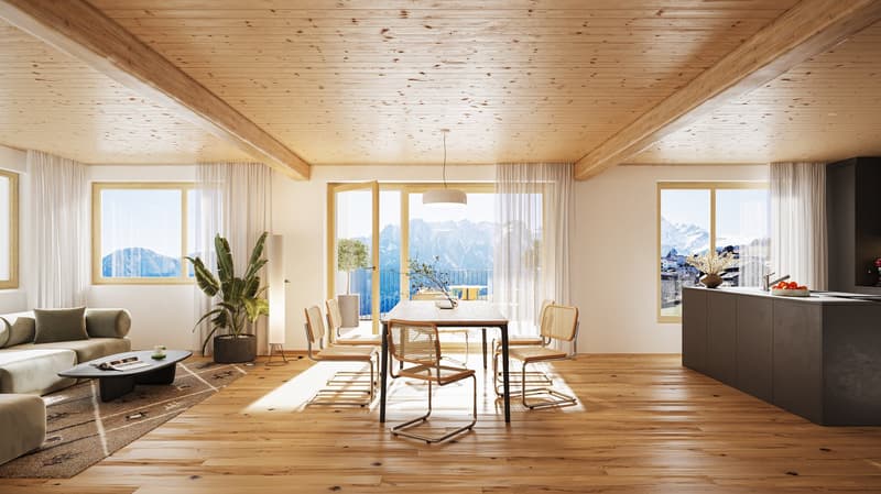 New Build: 4.5-Room Apartment in Converted Barn in Flerden (3)