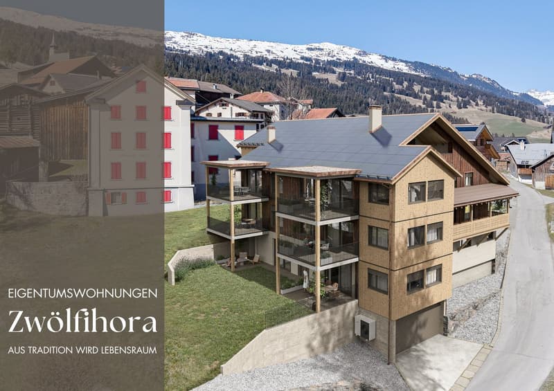 New Build: 3.5-Room Apartment in Converted Barn in Flerden (1)