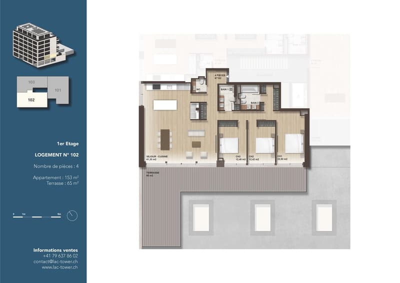 The LAC Tower promotion: More than 3 apartments and 1 exceptional attic still available. (28)