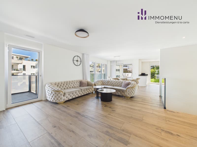 Appartamento mansardato moderno 4.5 locali con giardino a sud e vista sulla montagna (6)