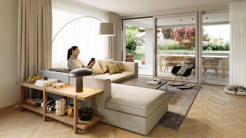 Moderne 3.5-Zimmer-Wohnung an ruhiger Lage von Rickenbach Sulz (3)